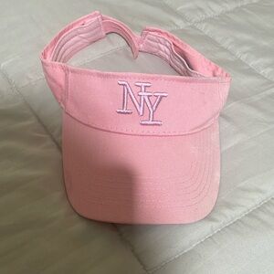 New York pink visor